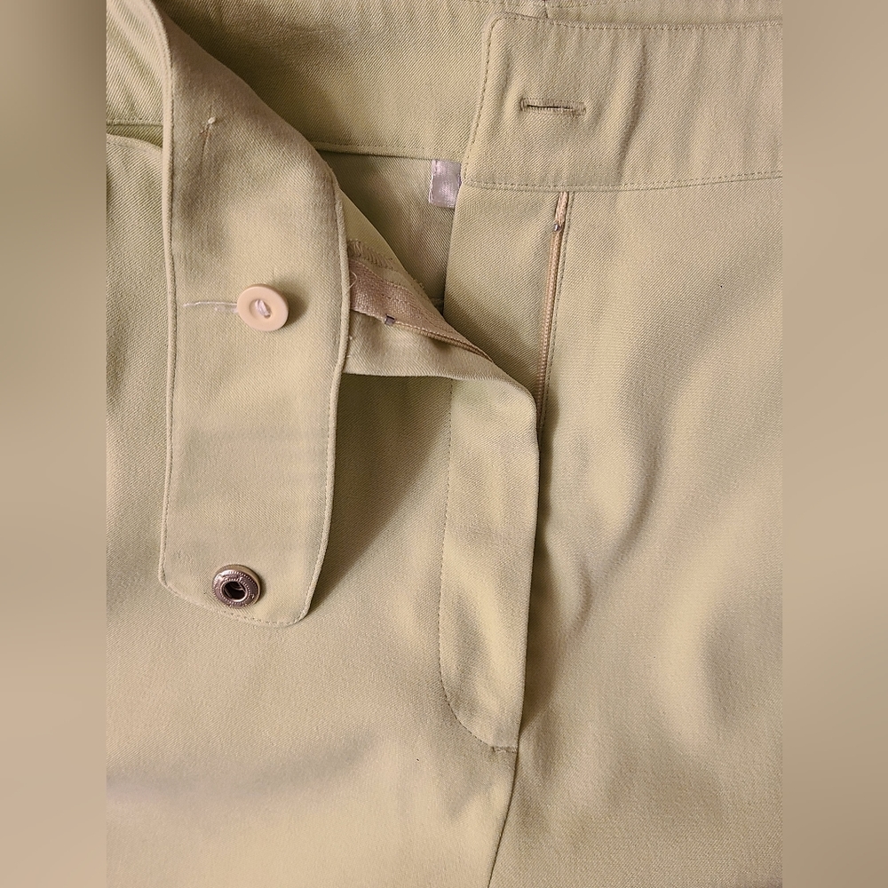 Bette & Court size 16 lime green capri pants - Picture 8 of 9